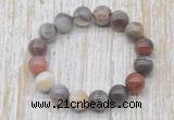 CGB5345 10mm, 12mm round botswana agate beads stretchy bracelets