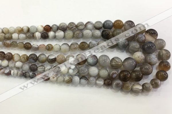 CAA3700 15.5 inches 6mm - 13mm round Botswana agate graduated beads