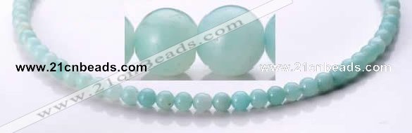 CAM16 16 inches round 6mm natural amazonite beads Wholesale