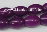 CCN115 15.5 inches 12*16mm rice candy jade beads wholesale