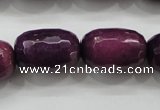CCN1505 15.5 inches 13*20mm faceted drum candy jade beads wholesale