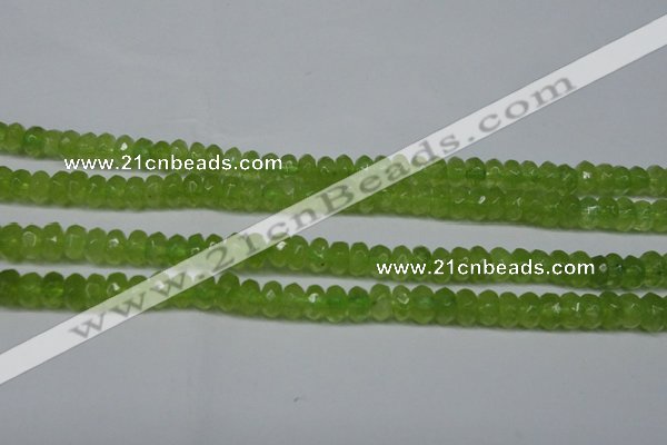 CCN2853 15.5 inches 2*4mm faceted rondelle candy jade beads