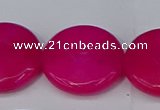 CCN4185 15.5 inches 20mm faceted coin candy jade beads wholesale