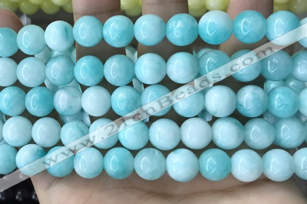 CCN5005 15.5 inches 8mm & 10mm round candy jade beads wholesale