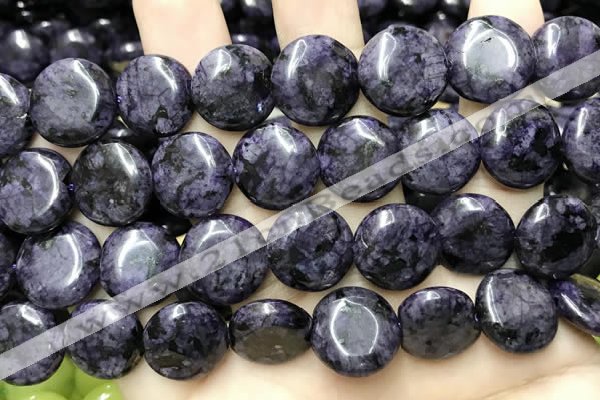 CCN5917 15 inches 15mm flat round candy jade beads Wholesale