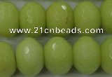 CCN949 15.5 inches 14*18mm faceted rondelle candy jade beads