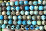 CDE3202 15 inches 8mm round sea sediment jasper beads wholesale