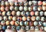 CDE3249 15 inches 8mm round sea sediment jasper beads wholesale