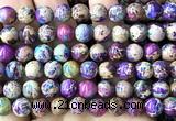 CDE3254 15 inches 8mm round sea sediment jasper beads wholesale