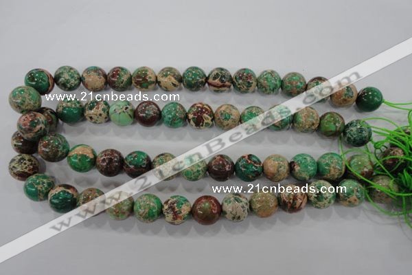 CDT853 15.5 inches 10mm round dyed aqua terra jasper beads wholesale