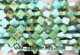 CFG1606 15 inches 8mm four leaf clover Mongolian turquoise beads