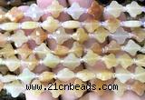 CFG1760 15 inches 10mm four leaf clover yellow jade beads