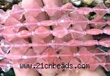 CFG1800 15 inches 12mm four leaf clover cherry quartz beads