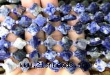 CFG1810 15 inches 12mm four leaf clover sodalite gemstone beads