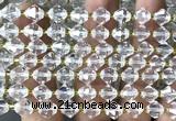 CME450 15 inches 8mm faceted bicone white crystal beads wholesale