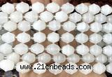 CME600 15 inches 10*11mm bicone Angola clear quartz beads