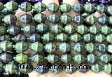 CME612 15 inches 10*11mm bicone dragon blood jasper beads