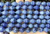 CME614 15 inches 10*11mm bicone blue aventurine jade beads