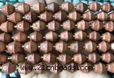 CME631 15 inches 10*11mm bicone goldstone beads wholesale