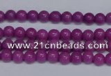 CMJ162 15.5 inches 4mm round Mashan jade beads wholesale