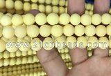 CMJ808 15.5 inches 10mm round matte Mashan jade beads wholesale