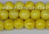 CMJ906 15.5 inches 6mm round Mashan jade beads wholesale
