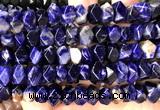 CNG9254 15 inches 6*10mm - 7*12mm faceted nuggets sodalite beads