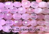 CNG9351 15 inches 12*16mm - 15*20mm faceted nuggets rose quartz beads