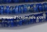 CRB1027 15.5 inches 2*6mm heishi lapis lazuli beads wholesale