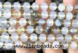 CRB6029 15 inches 6*8mm faceted rondelle montana agate beads