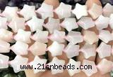 CRG66 15 inches 16mm star pink aventurine jade beads wholesale