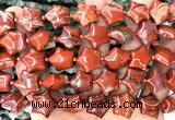 CRG76 15 inches 16mm star red jasper beads wholesale