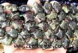 CRG77 15 inches 16mm star dragon blood jasper beads wholesale