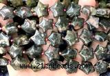CRG94 15 inches 16mm star bloodstone beads wholesale