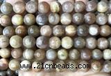 CSS863 15 inches 10mm round sunstone beads wholesale